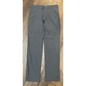 Eddie Bauer Pants Adult 32x32 Gray Stretch Nylon Hiking Mens 32